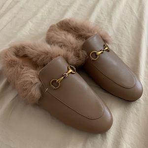 Brand new! Leather mules